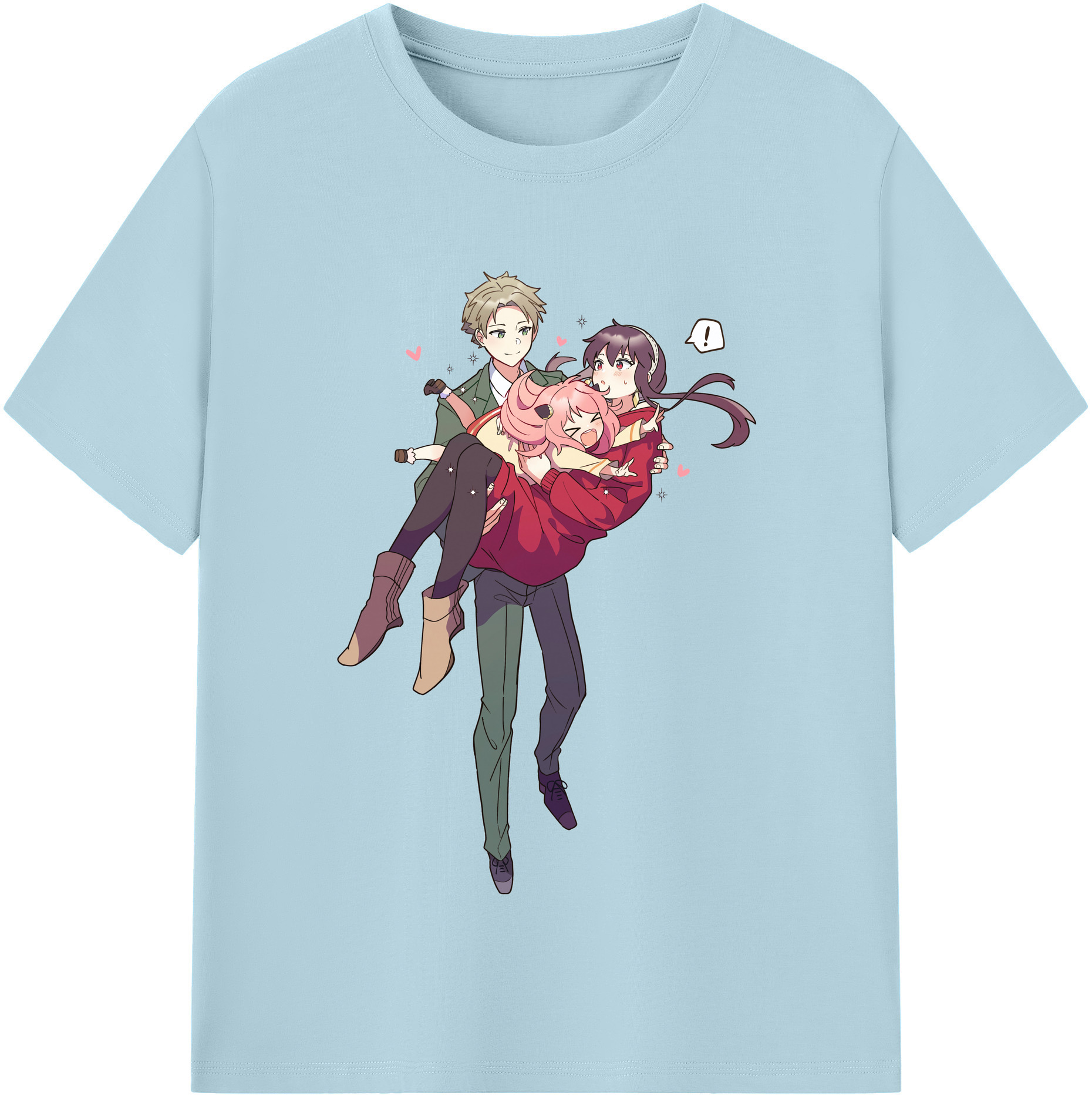 （画像用） SPY×FAMILY间谍家家酒 綿100％半袖Tシャツ（フロントプリント）